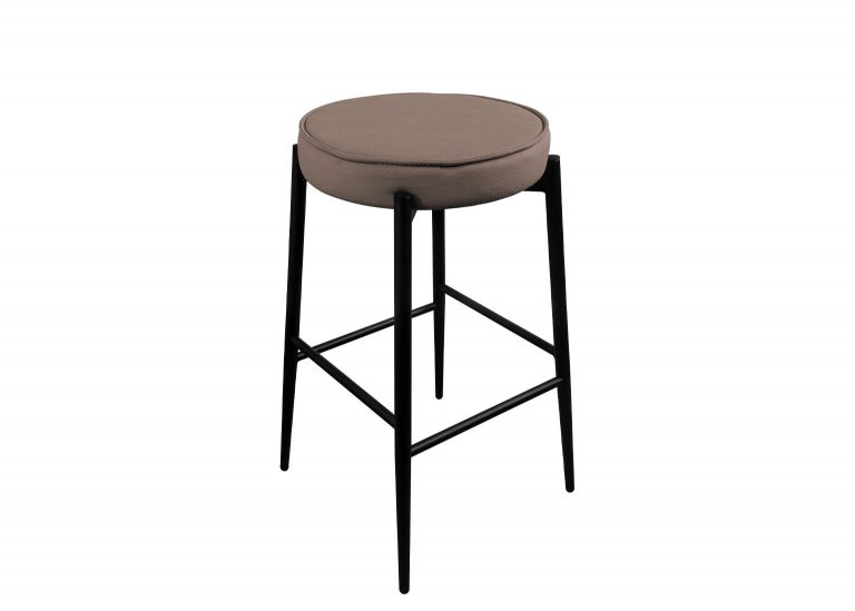 Табурет Барный 12 h600 Чёрный муар металл каркас Велютто 22 РУСТ