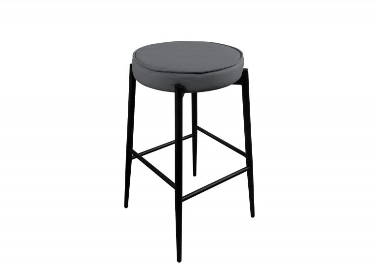 Табурет Барный 12 h600 Чёрный муар металл каркас Велютто 32 РУСТ